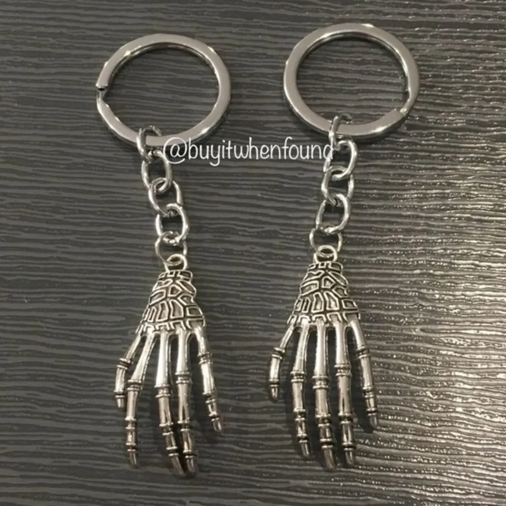 Skeleton Hand Key Chain Grateful Dead | Accessories | Skeleton Hand Gothic Skull Keychains ...